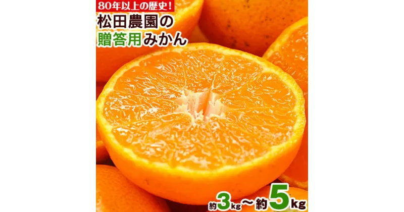 【ふるさと納税】『松田農園』のみかんたっぷり 約3kg 約5kg (S-2Lサイズ) 【日付指定不可】 フルーツ 秋 旬 熊本県 玉名郡玉東町『松田農園』手間暇かけたこだわりのミカン【日付指定不可】《11月上旬-12月下旬頃出荷》