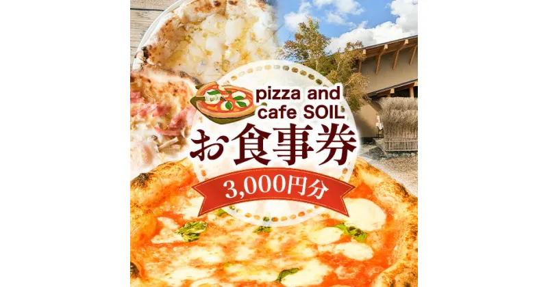 【ふるさと納税】玉東町 ピッツァ アンド カフェ ソイル お食事券 チケット 3000円分 pizza and cafe SOIL 《30日以内に出荷予定(土日祝除く)》ピッツァ マルゲリータ クワトロフォルマッジ ビスマルク チケット