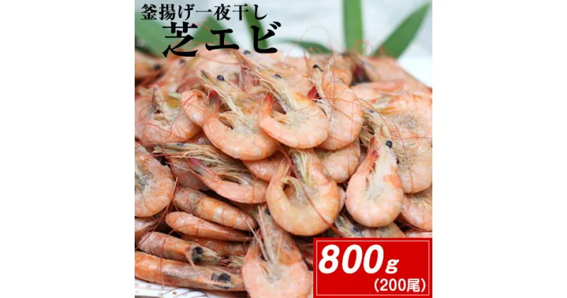 【ふるさと納税】 えび エビ 釜揚げ一夜干し 芝えび (800g) 約200尾 海鮮 海産 魚介 内野海産《45日以内に出荷予定(土日祝除く)》