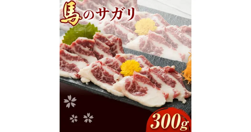 【ふるさと納税】 馬刺し 馬のサガリ 300g 長洲501《30日以内に出荷予定(土日祝除く)》 熊本県 長洲町 馬刺し 馬肉 肉 サガリ 送料無料