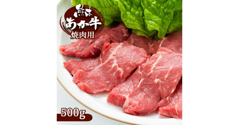 【ふるさと納税】 肥後の赤牛　焼肉用 500g 焼肉 あかうし 牛 牛肉 あか牛 | 熊本県 熊本 くまもと 和水町 なごみ 赤牛 スライス