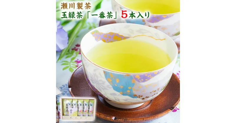 【ふるさと納税】玉緑茶(たまりょくちゃ)「一番茶」 100g×5本 熊本県 大津町産 株式会社 瀬川製茶《60日以内に出荷予定(土日祝除く)》