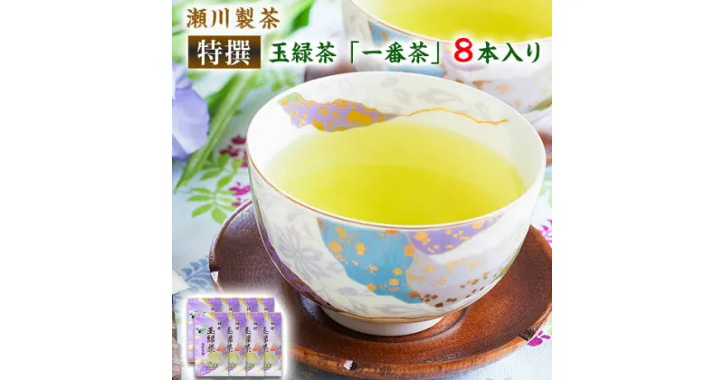 【ふるさと納税】＜特撰＞玉緑茶(たまりょくちゃ)「一番茶」 100g×8本 熊本県 大津町産 株式会社 瀬川製茶《60日以内に出荷予定(土日祝除く)》