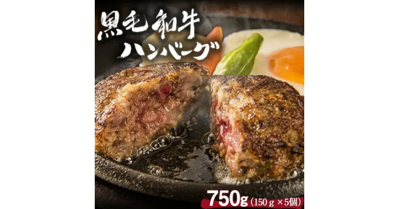 【ふるさと納税】黒毛和牛ハンバーグ 150g×5個 絶品 ブランド牛 黒毛和種 有限会社トップルーフ《60日以内に出荷予定(土日祝除く)》