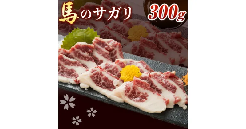 【ふるさと納税】馬のサガリ 300g 桜屋 《30日以内に出荷予定(土日祝除く)》 馬刺し 馬肉 熊本県 大津町 肉 サガリ 送料無料