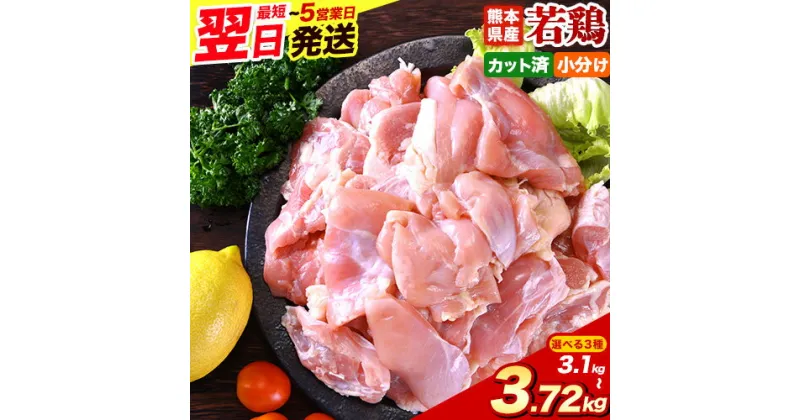 【ふるさと納税】発送時期が選べる 鶏肉 小分け もも むね 【楽天限定】選べる モモ ムネ カット済 若鶏3.1kg～3.72kg《定期便 あり》ふるさと納税 肉 鶏肉 鶏 鶏モモ 鶏ムネ とり肉 小分け 訳あり 冷凍 焼き鳥 定期 大容量 もも肉 冷凍配送 数量限定 簡易包装 送料無料