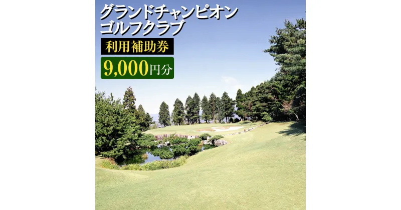 【ふるさと納税】グランドチャンピオンゴルフクラブ 利用補助券 9000円分 1000円×9枚 ゴルフクラブ ゴルフプレー ゴルフ 練習 食事 買い物 金券 利用券 補助券 九州 熊本 阿蘇 西原村 送料無料