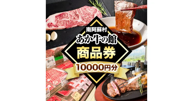 【ふるさと納税】南阿蘇村 あか牛の館 商品券 10000円分(1000円×10枚) 《30日以内に出荷予定(土日祝を除く)》熊本県 南阿蘇村 あか牛 レストラン 牛 牛肉 肉 焼肉 ステーキ 送料無料