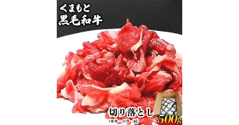 【ふるさと納税】くまもと黒毛和牛 切り落とし 500g 肉のみやべ《90日以内に出荷予定(土日祝除く)》熊本県産 熊本県 御船町