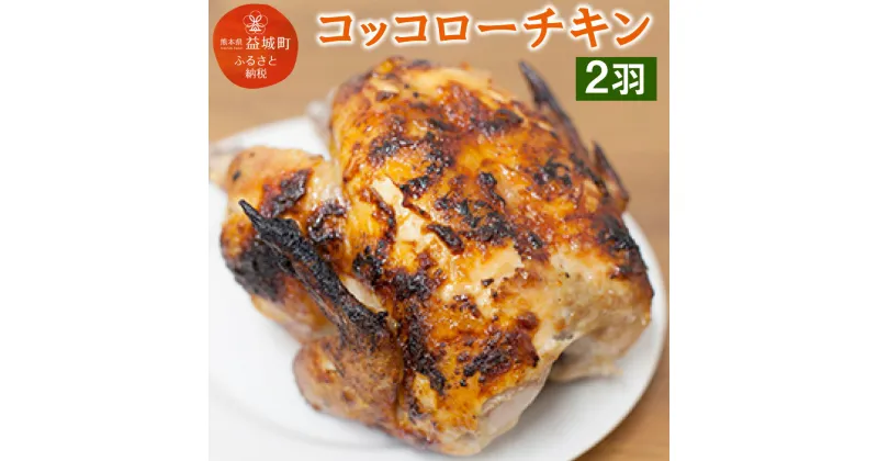 【ふるさと納税】コッコローチキン 2羽 国産 チキン 丸鶏 丸ごと 丸焼き ラテン風焼き グリル お祝い 送料無料