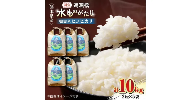 【ふるさと納税】令和5年産 通潤橋 水ものがたり 棚田米 10kg (2kg×5袋) お米 白糸台地 熊本産 特別栽培米【一般社団法人 山都町観光協会】[YAB029]