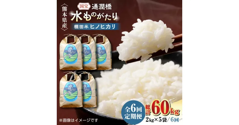 【ふるさと納税】【全6回定期便】令和5年産 通潤橋 水ものがたり 棚田米 10kg (2kg×5袋) お米 白糸台地 熊本産 特別栽培米 定期便【一般社団法人 山都町観光協会】[YAB031]