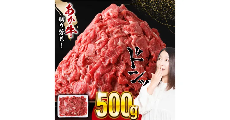 【ふるさと納税】あか牛 切り落とし 500g 【五右衛門フーズ】[YBZ055]