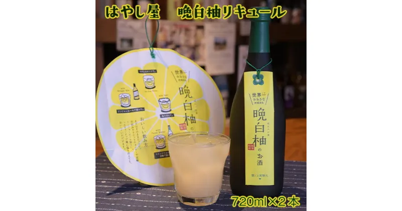 【ふるさと納税】「はやし屋」の晩白柚のお酒 2本セット 熊本県氷川町産《30日以内に出荷予定(土日祝除く)》