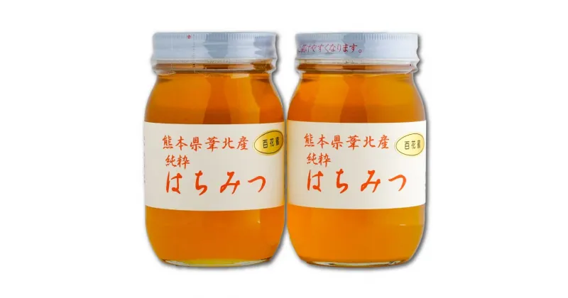 【ふるさと納税】百花蜂蜜600g×2本セット