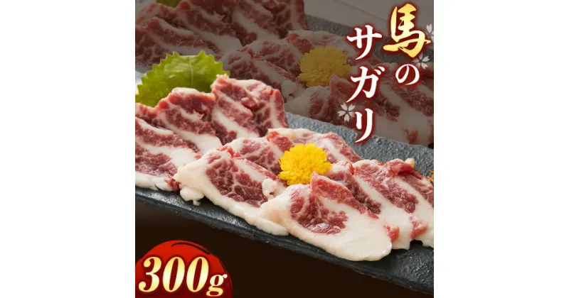 【ふるさと納税】馬のサガリ 300g 桜屋 《30日以内に出荷予定(土日祝除く)》熊本県 葦北郡 津奈木町 馬刺し 馬肉 肉 サガリ 送料無料