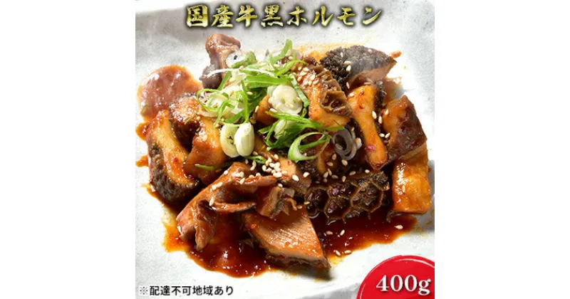 【ふるさと納税】ほるもんじいぃの国産牛黒ホルモン(5袋)【配送不可：離島】　肉の加工品 ホルモン