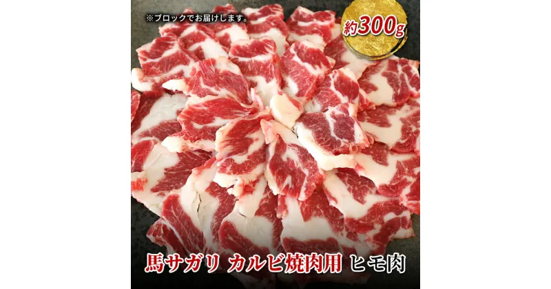 【ふるさと納税】焼肉用 馬肉 サガリ カルビ ヒモ肉 約300g 焼き肉 やきにく ヤキニク BBQ バーベキュー 馬刺し 馬刺 馬 肉 お肉 冷凍 配送不可：離島　錦町