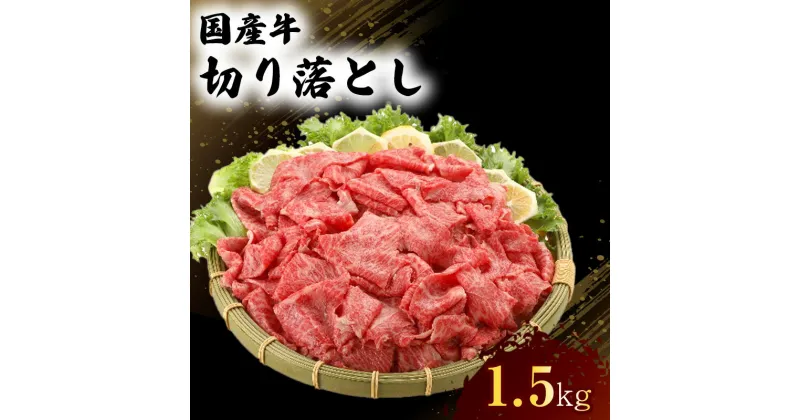 【ふるさと納税】国産 牛 切り落とし 300g×5P 肉 お肉 牛肉 ※配送不可：離島