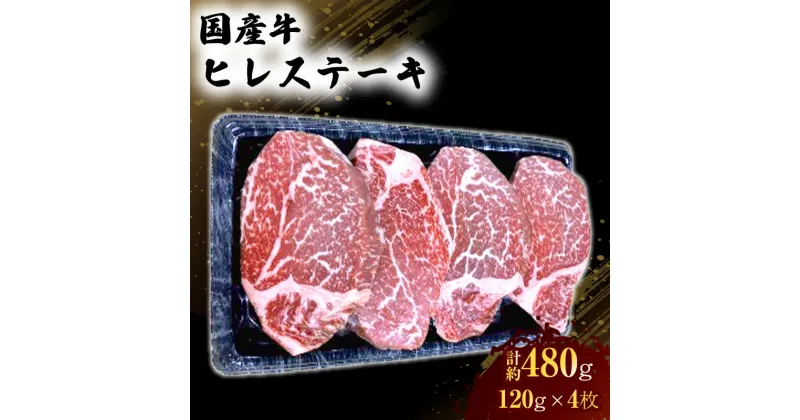 【ふるさと納税】国産 牛 ヒレ ステーキ 約480g 肉 お肉 牛肉 ※配送不可：離島