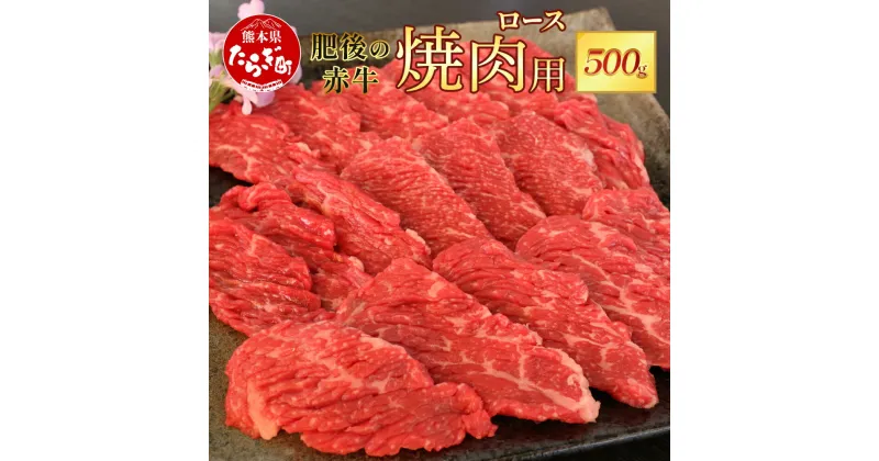 【ふるさと納税】熊本県 肥後 の 赤牛 ロース 焼肉用 500g ブランド牛 牛肉 焼肉 やきにく 焼き肉 多良木町 国産 和牛 焼き肉 スライス お取り寄せ グルメ 肥後 国産 九州 熊本県産 冷凍配送 熊本県 多良木町 定期便 送料無料