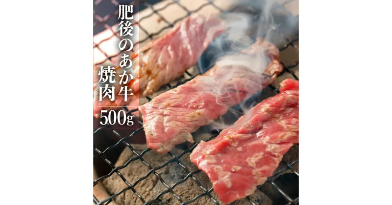 【ふるさと納税】肥後のあか牛 焼肉 500g G-26 肉 牛肉 送料無料 ギフト 贈り物 バーベキュー キャンプ アウトドア