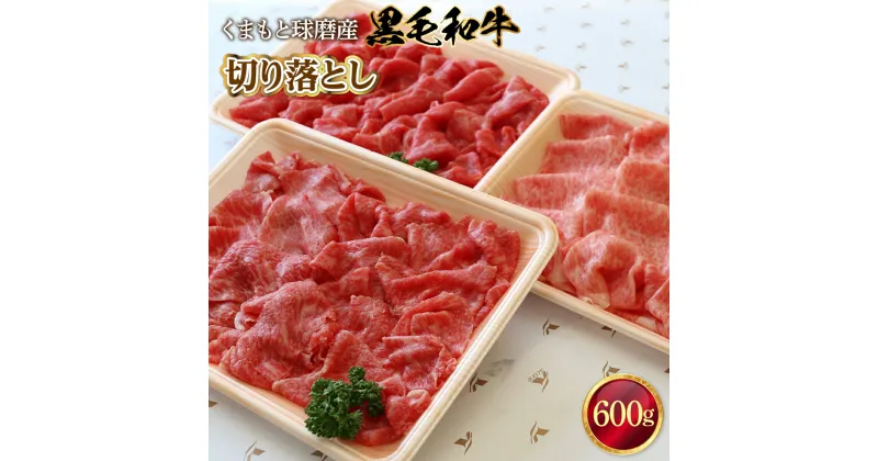 【ふるさと納税】黒毛和牛 切り落とし 送料無料 牛肉 お中元 お歳暮 ギフト 贈答 プレゼント 熊本 くまもと球磨産 切り落とし 600g