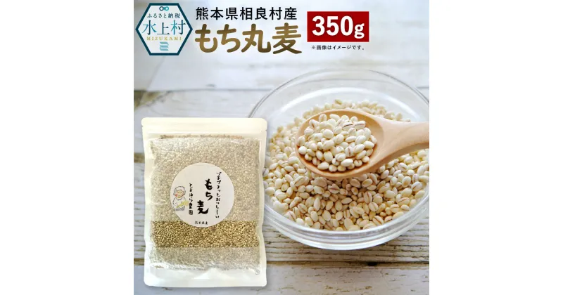 【ふるさと納税】もち丸麦 350g ご飯にもサラダにも！ 国産 熊本県産 もち麦 もちむぎ 送料無料