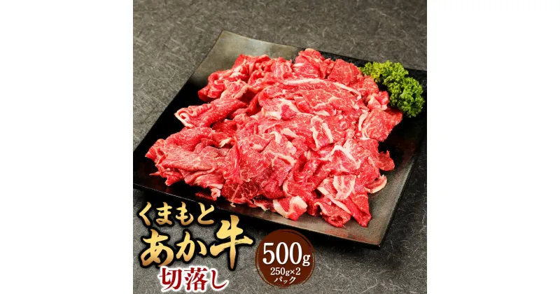 【ふるさと納税】くまもとあか牛切落し 計約500g(約250×2パック) 九州産 熊本県産 あか牛 切落し 細切れ 牛肉 お肉 モモ・カタ・バラ お取り寄せ モモ カタ バラ 国産 国産牛 冷凍 送料無料