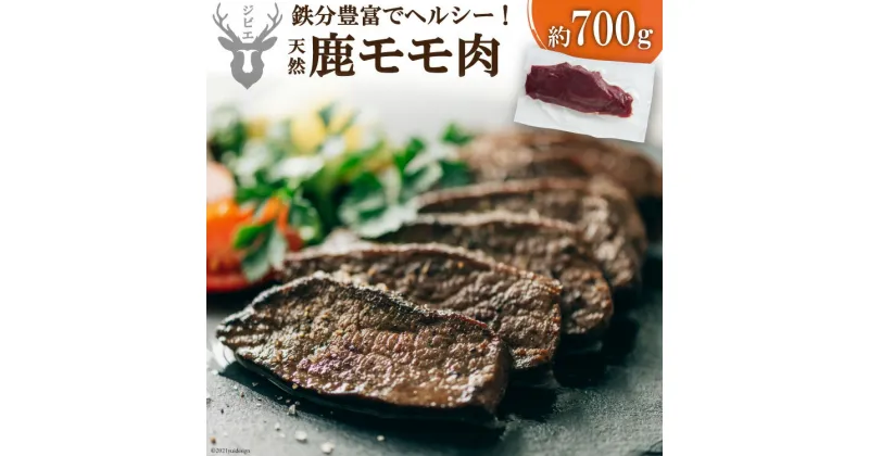 【ふるさと納税】鹿モモ肉 約700g [日添 熊本県 五木村 51120228] ジビエ 紅葉 もみじ