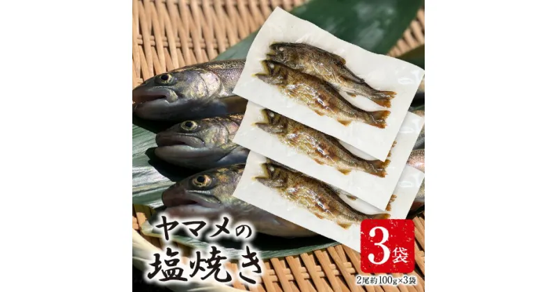 【ふるさと納税】ヤマメの塩焼き 3袋(2尾約100g×3袋) 山江村ヤマメ生産組合《30日以内に出荷予定(土日祝除く)》