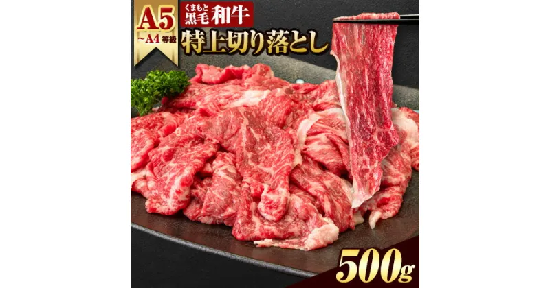 【ふるさと納税】くまもと黒毛和牛 特上 ウデ・モモ 赤身切り落とし 500g (500g×1) 牛肉 冷凍 《60日以内に出荷予定(土日祝除く)》冷凍庫 個別 取分け 小分け 個包装 モモ スライス 肉 お肉 しゃぶしゃぶ すき焼きA5 A4　選べる 内容量