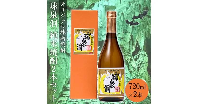 【ふるさと納税】熊本県 球磨焼酎 球泉洞オリジナル焼酎 2本セット 米焼酎 球磨村