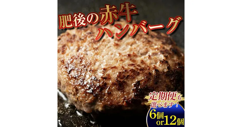 【ふるさと納税】 ☆レビュー 4.76☆ 《回数と容量が選べる》 肥後の赤牛ハンバーグ150g 熊本県産和牛 あか牛 大容量 ハンバーグ 肉 牛肉 簡単 調理 人気 小分け 個別包装 冷凍 詰合せ セット 国産 定期便 FKP9-581var