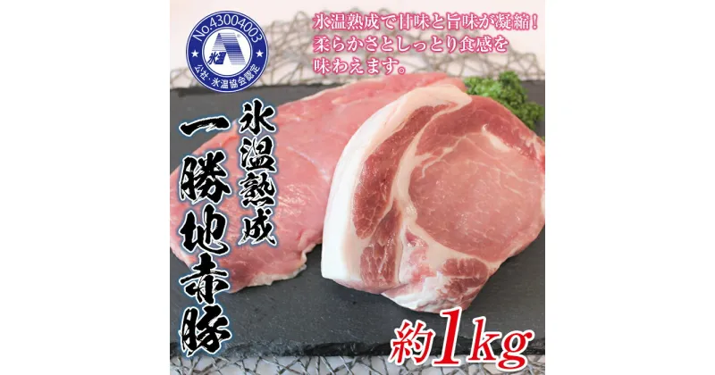 【ふるさと納税】氷温豚（一勝地赤豚）約1kg FKP9-310