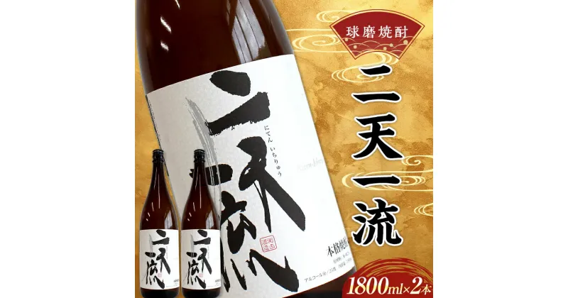 【ふるさと納税】球磨焼酎 二天一流 1800ml (2本) 米焼酎 球磨村 熊本県