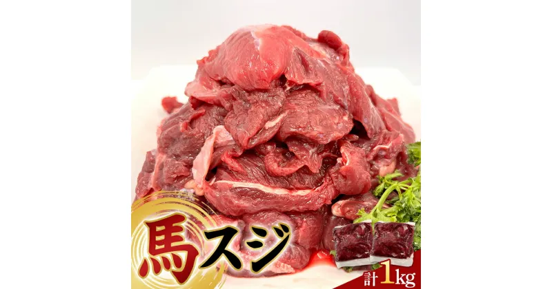 【ふるさと納税】馬スジ 1kg (500g×2) 馬肉 冷凍 九州 熊本県 球磨村 FKP9-618