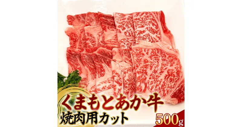 【ふるさと納税】くまもとあか牛 焼肉用カット 500g 牛肉 冷凍 九州 熊本県 球磨村 FKP9-621