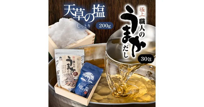 【ふるさと納税】塩 だし salt だしパック 和食 調味料 天草の塩 天草灘 天草 苓北 熊本 送料無料