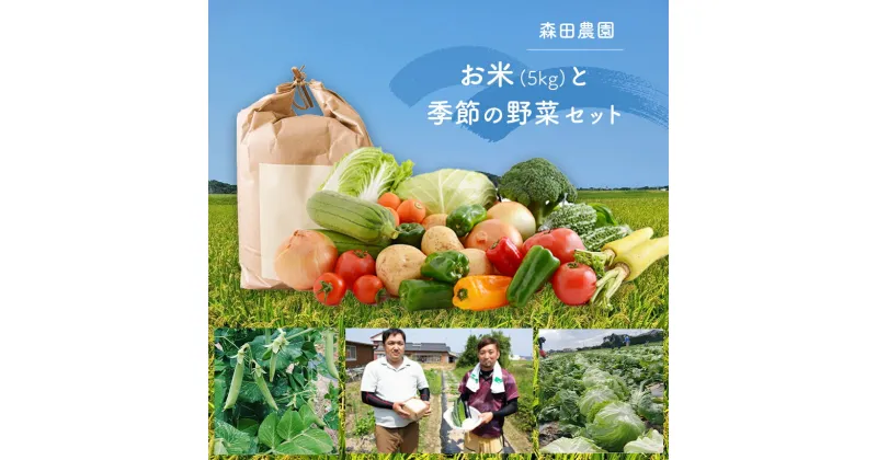 【ふるさと納税】野菜 米 セット 旬 森田農園 天草 苓北 熊本 送料無料