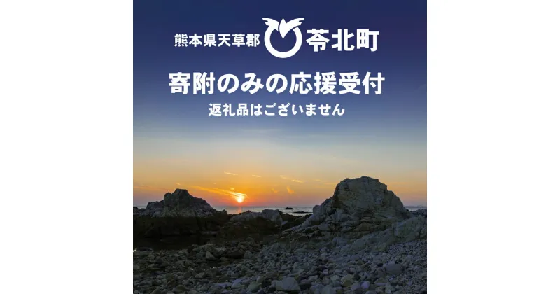 【ふるさと納税】熊本県苓北町応援寄附（返礼品なし）