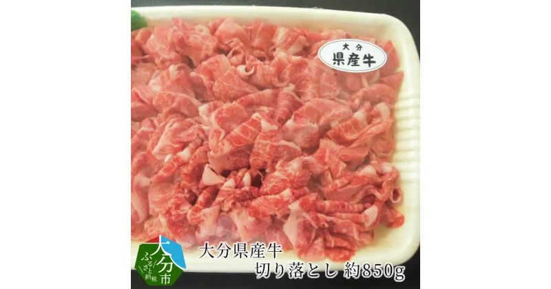 【ふるさと納税】牛 切り落とし 大分県産 約850g 牛肉 国産 もも かた バラ 炒め物 煮物 すき焼き 牛丼 肉じゃが 冷凍 お肉 食品 まろやか とろける 使いやすい 便利 お取り寄せ お取り寄せグルメ 送料無料 A01057