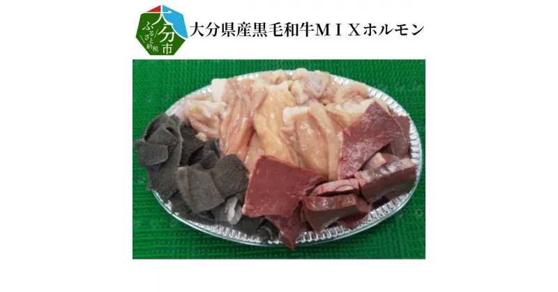 【ふるさと納税】大分県産黒毛和牛MIXホルモン約400g×2パック バーベキュー 焼き肉 ホルモン 大腸 小腸 ギアラ ハツ センマイ 大分産 バーベキュー BBQ 焼肉 キャンプ パーティー おうち時間 A01080