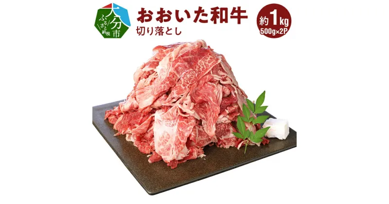 【ふるさと納税】おおいた和牛 切り落とし （500g×2パック 計約1.0kg） 国産 大分産 ブランド牛 豊後牛 肉質4等級以上 牛肉 切り落し 牛丼 すき焼き 焼肉 バーベキュー キャンプ 小分け 冷凍 BBQ 和牛 お取り寄せグルメ A01095