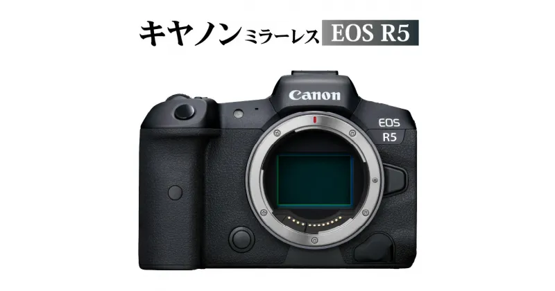 【ふるさと納税】キヤノン ミラーレス カメラ EOS R5 家電 写真 canon 正規品 35mm フルサイズ 約4500万画素 CMOSセンサー搭載 高画質 ミラーレス一眼 一眼 ノンレフ ノンレフレックス RFマウント バッテリー 手ぶれ補正 高速連続撮影 動画撮影 撮影 送料無料 R14141