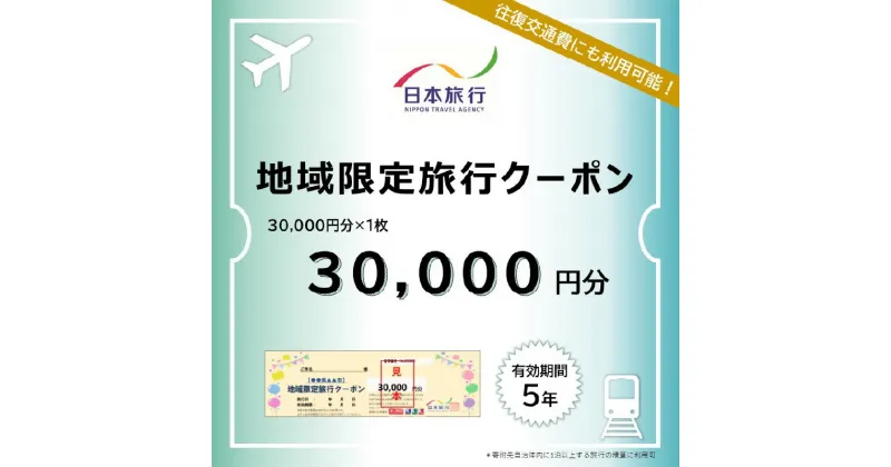 【ふるさと納税】 大分県大分市 日本旅行 地域限定旅行クーポン 【30,000円分】 航空券 JR券 レンタカー 観光タクシー 施設 ゴルフ 体験 国内 観光地 温泉 ホテル 旅館 宿泊券 クーポン券 旅行券 宿泊予約 国内旅行 旅行チケット トラベル 5年間有効 O02049