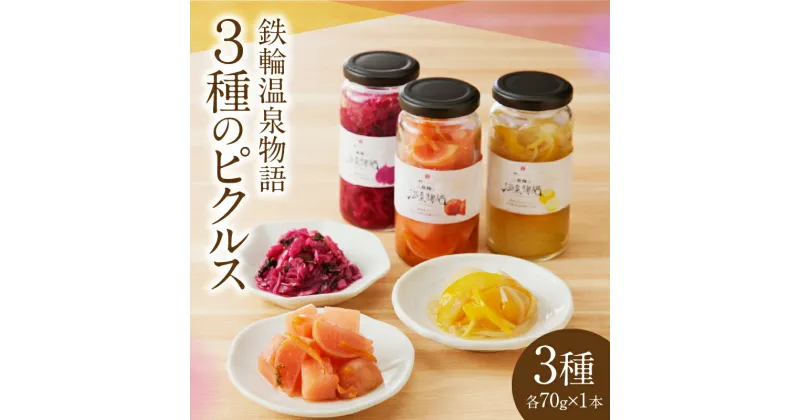 【ふるさと納税】ピクルス 3種 詰め合わせ セット 鉄輪 温泉 物語 鉄輪本舗 野菜 Oita Pickles コラボレーション 彩り 風味 温泉うめぼし 柚子 大根 和風 黄金かぼす ピール 洋風 温泉紫蘇 紫キャベツ 大分 別府 お取り寄せ お取り寄せグルメ 送料無料