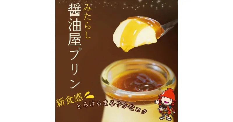 【ふるさと納税】みたらし醤油屋プリン 100g×6個 濃厚な味わい 窯蒸しプリン 完熟醤油 みたらし 和風プリン スイーツ 和スイーツ プリン 大分県 中津市 送料無料／熨斗対応可 お歳暮 お中元 など