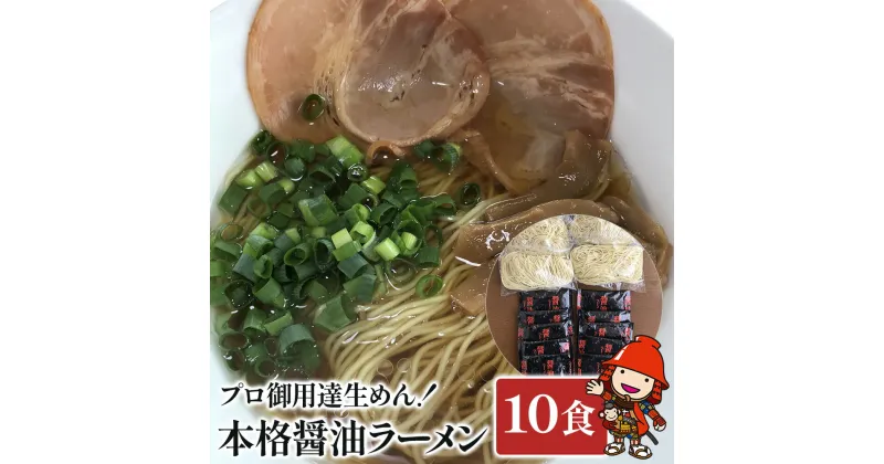 【ふるさと納税】本格しょうゆラーメン 10食セット スープ付き 醤油ラーメン 期間限定 大分県産 九州産 中津市 国産 送料無料