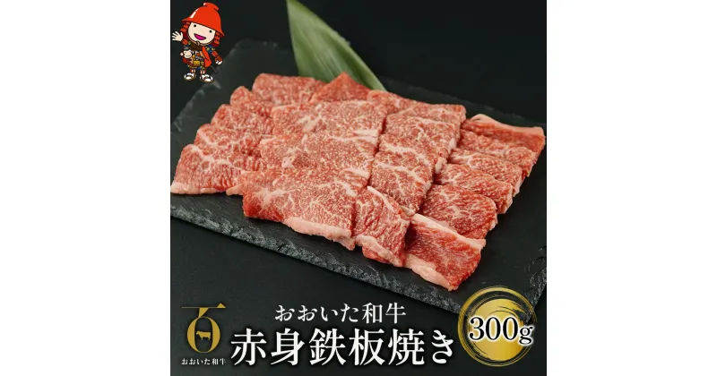 【ふるさと納税】おおいた和牛 赤身鉄板焼き300g 牛肉 豊後牛 焼肉 焼き肉 赤身肉 冷凍 大分県産 九州産 中津市 国産 送料無料／熨斗対応可 お歳暮 お中元 など